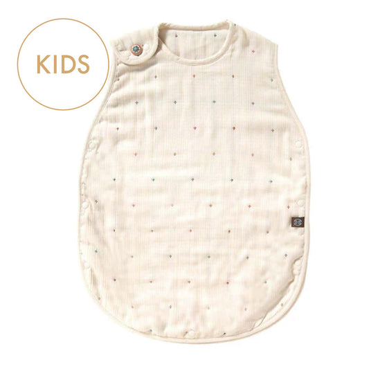 スリーパー トドラー・キッズサイズ ふくふくガーゼ(6重ガーゼ) / 名入れ刺繍可