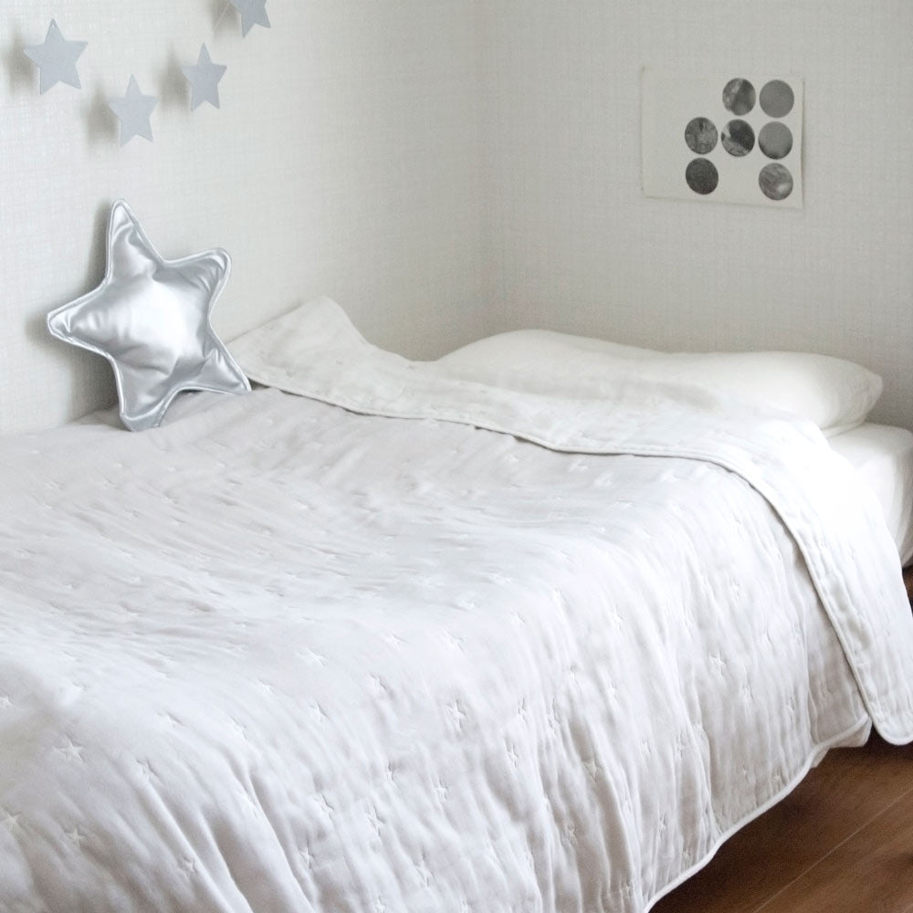 ガーゼケット(大人サイズ) ふくふくガーゼ(6重ガーゼ) / 名入れ刺繍可