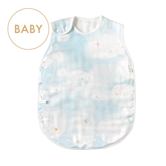 UNRYU スリーパー ベビーサイズ ふくふくガーゼ(6重ガーゼ) / 名入れ刺繍可