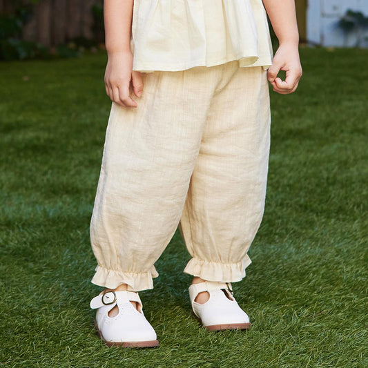 flower刺繍パンツ クリーム 80cm・90cm・100cm・110cm