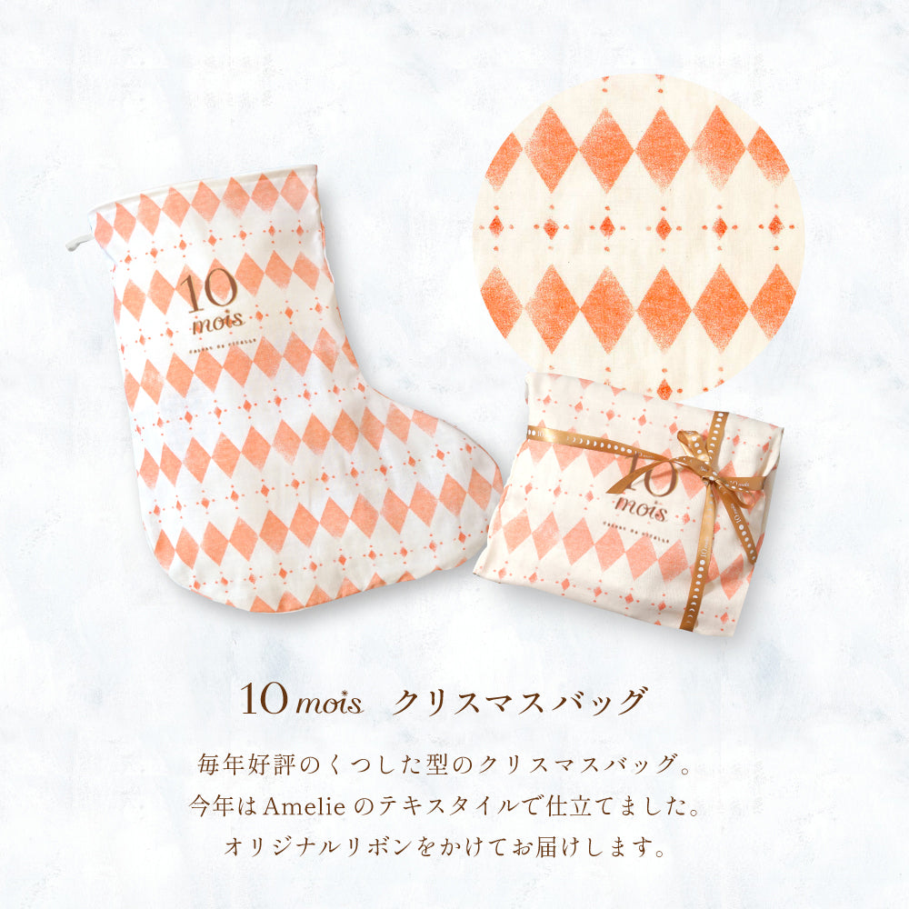 サンタのくつ下ギフトセット クリスマスフォトセット ブルー