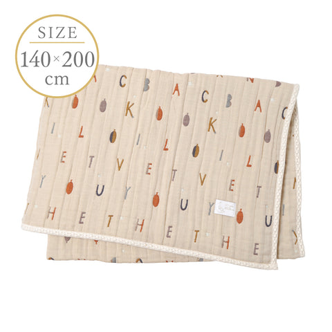 コットンウール ガーゼケット 大人サイズ ベージュ