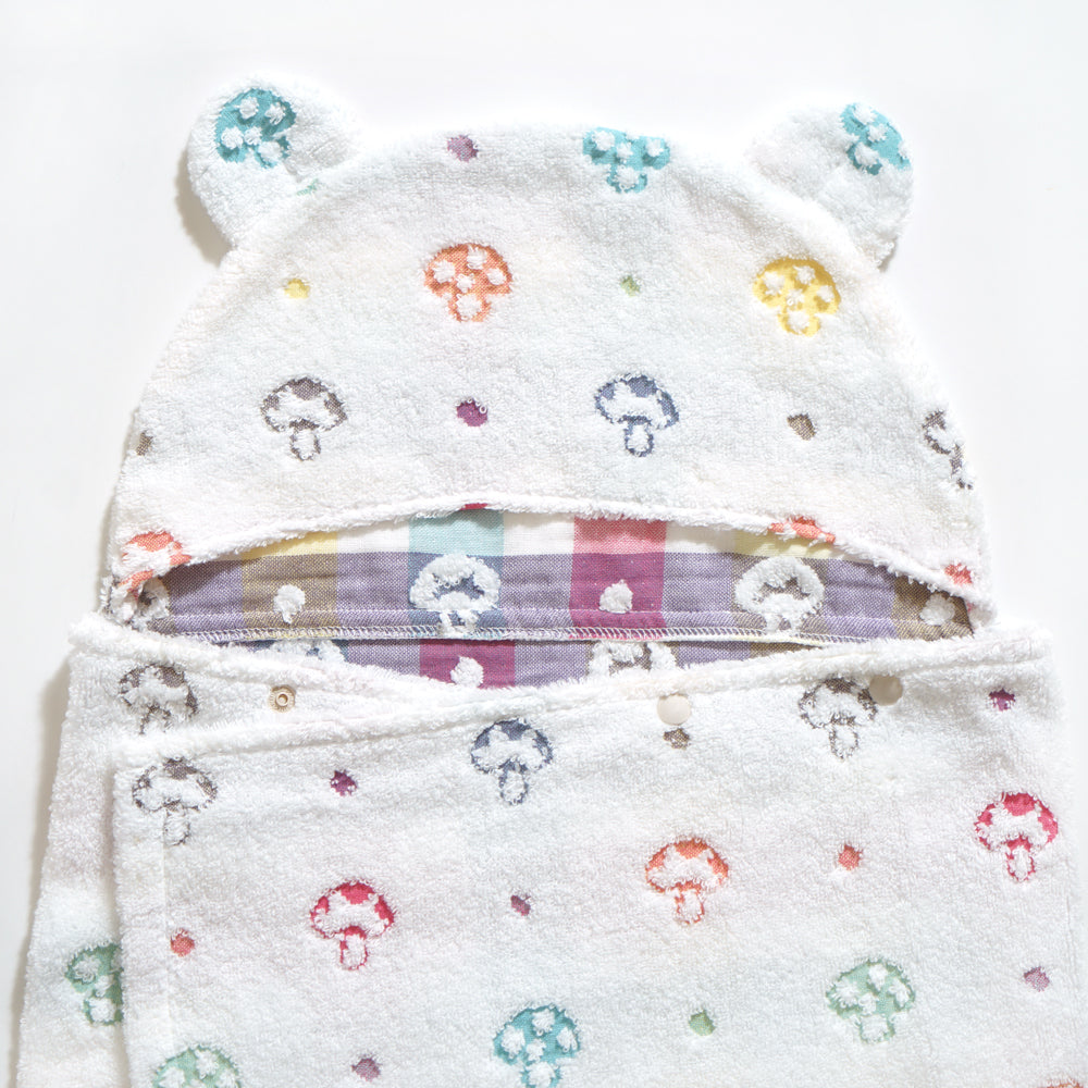 帆布BAGギフト　バスポンチョ＆ベビーソープ / 名入れ刺繍可 ママベビー