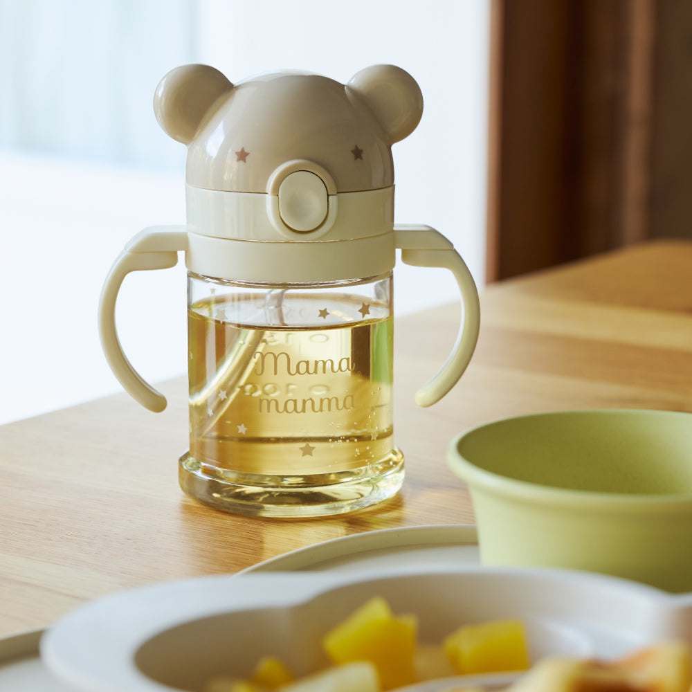 mamamanma(マママンマ)　ストロー マグ ベージュ