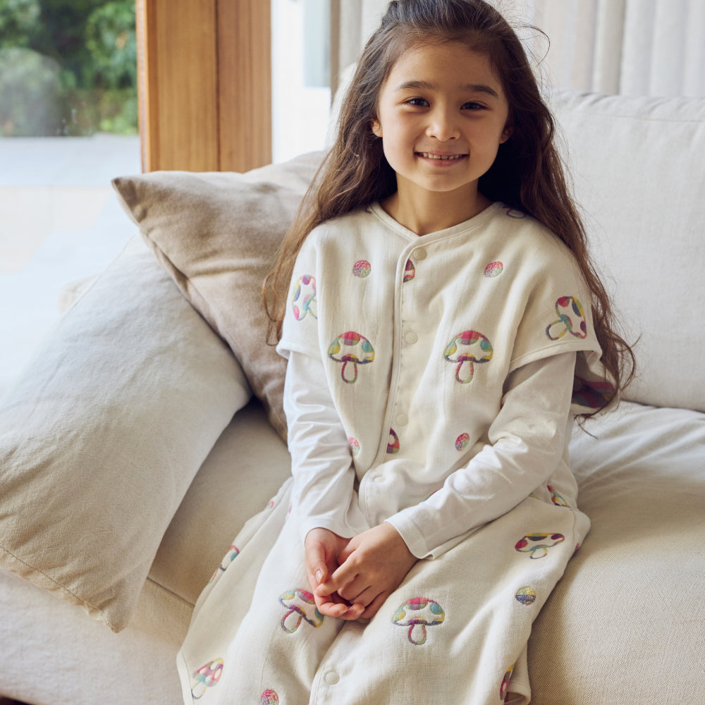 シャンピニオン ドゥ ジュニアスリーパー(6重ガーゼ) / 名入れ刺繍可