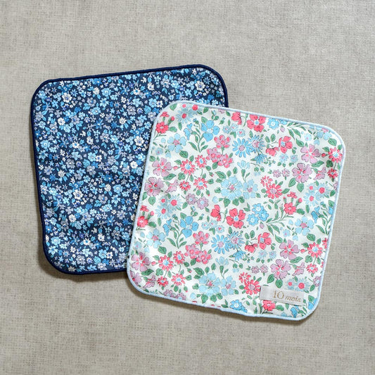 ハンカチ 2枚セット フラワー / お受験 入園