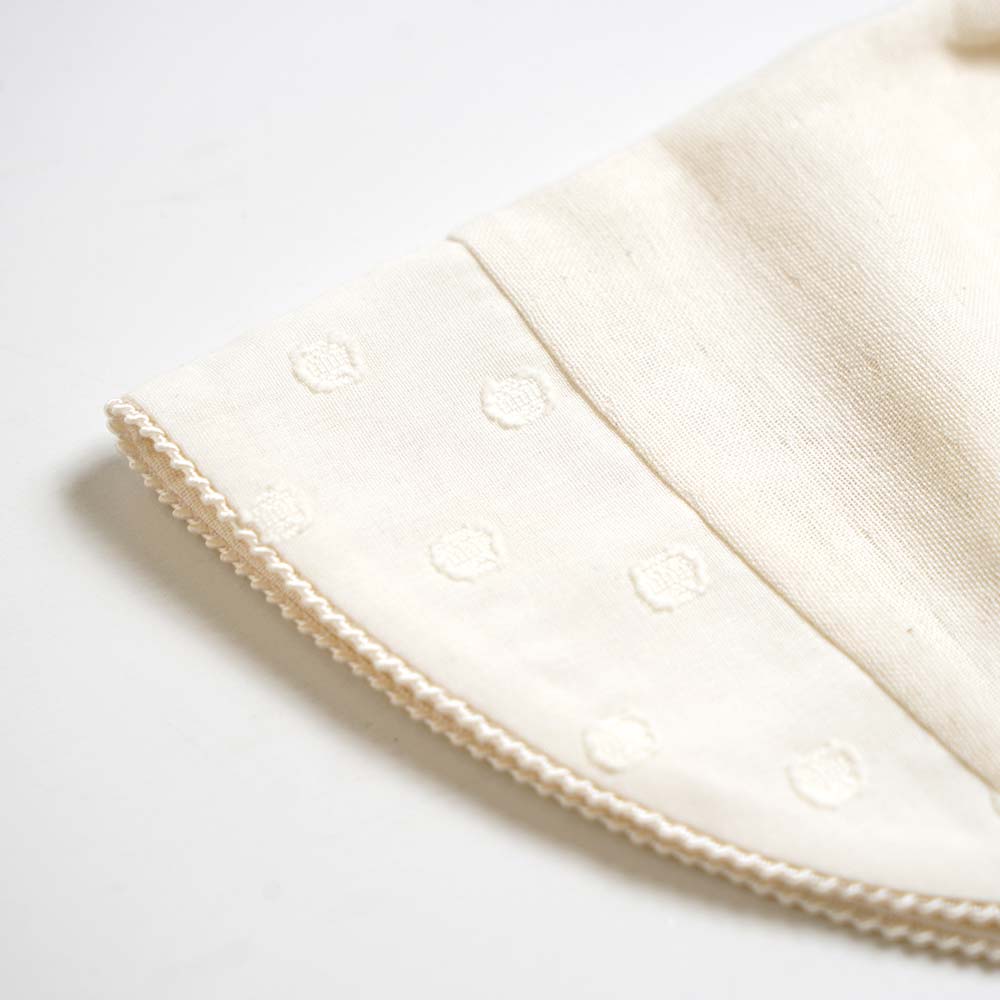 オーガニックコットン　ボンネット　キナリ