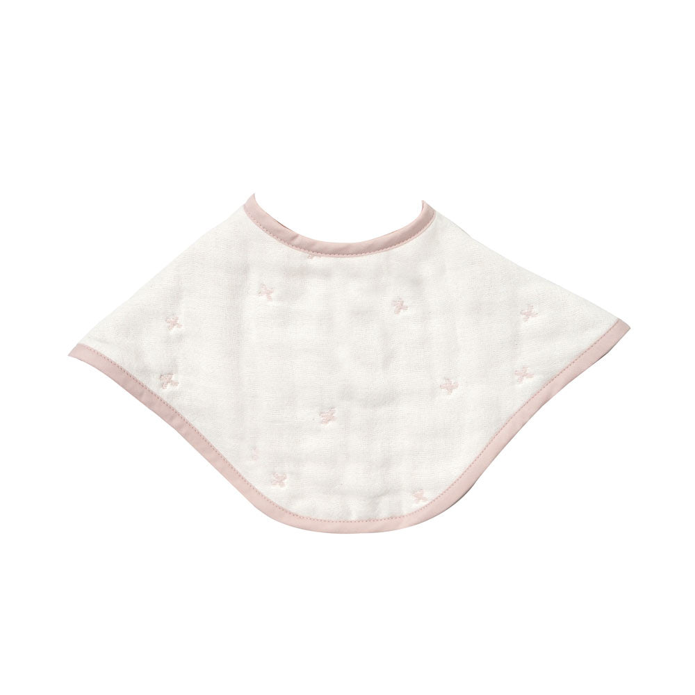 2wayビブ（2枚セット）&HAMICO ベビー歯ブラシ ギフトセット ピンク  / 出産祝い 名入れ刺繍可