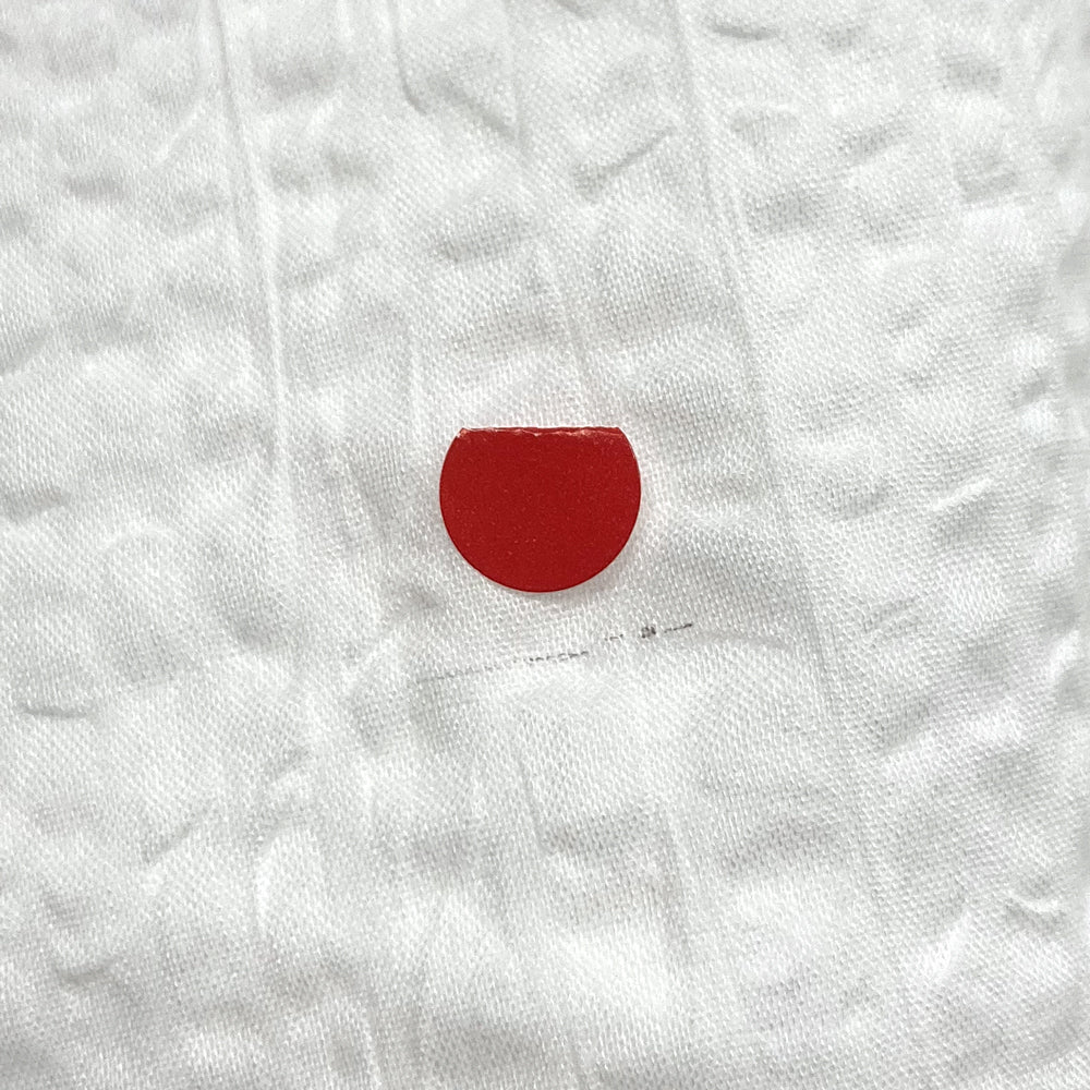 リボン刺繍フリルドレス ホワイト 80cm  / ギフト包装不可