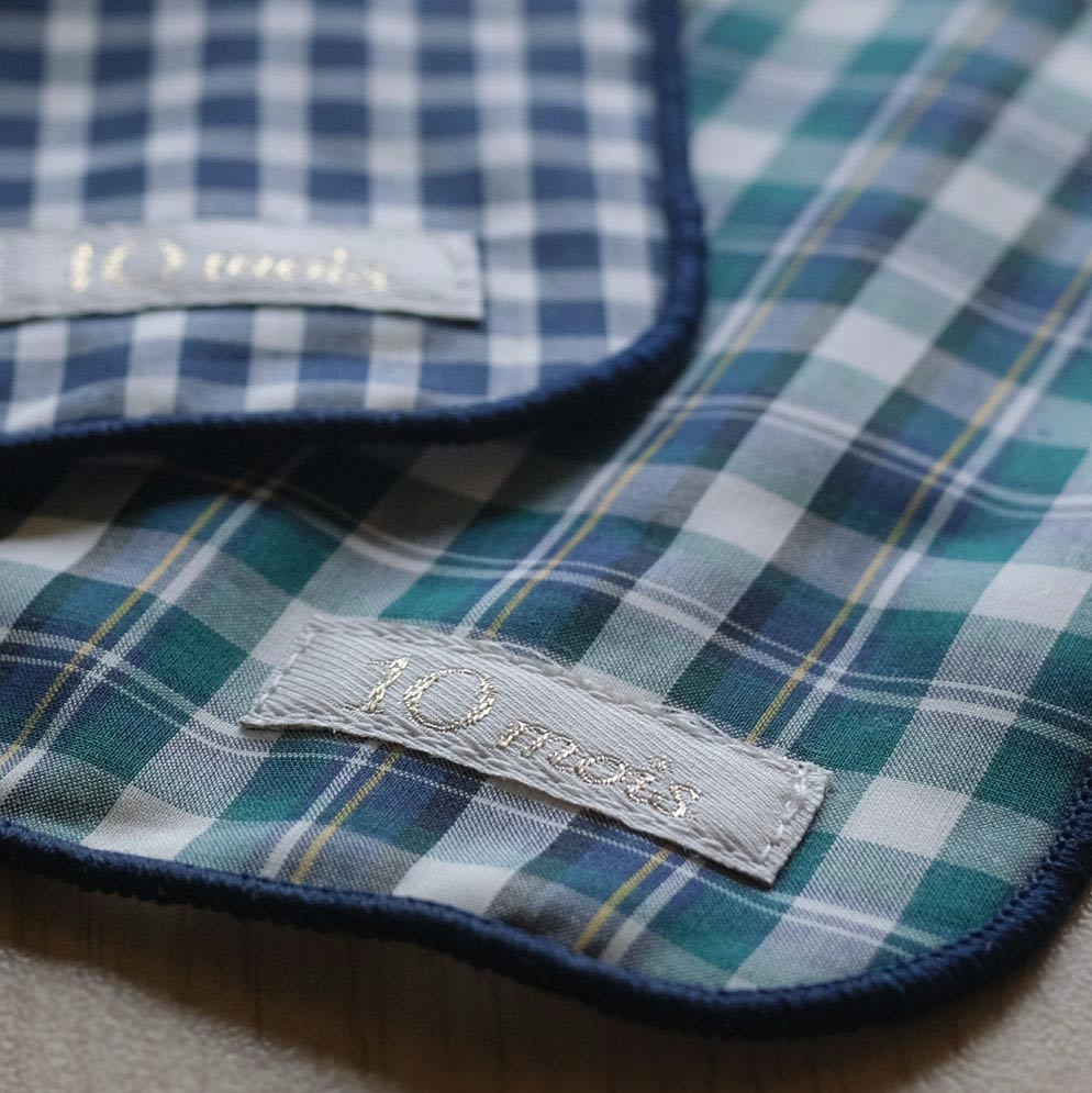 ハンカチ 2枚セット チェック / お受験 入園