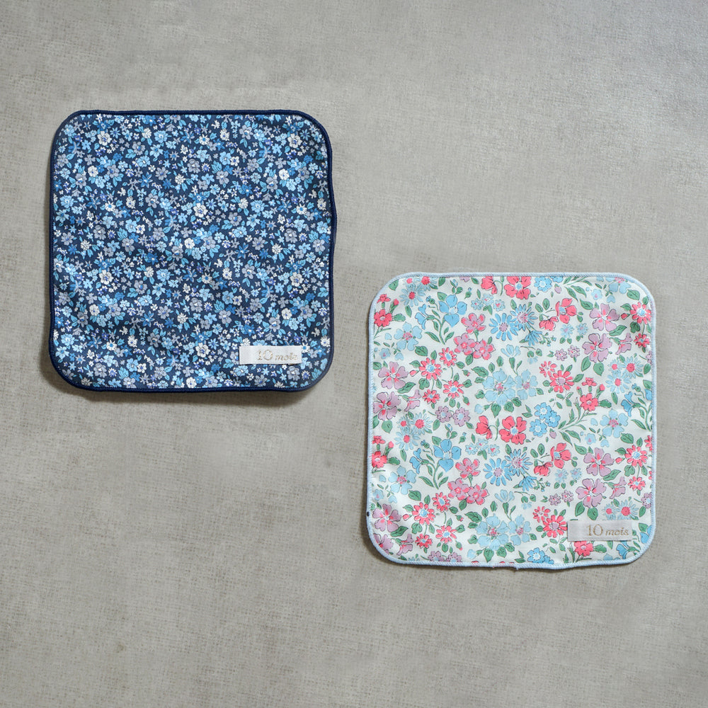 ハンカチ 2枚セット フラワー / お受験 入園