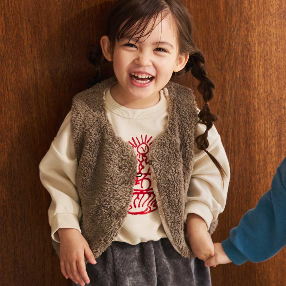 HarvestフロッキープリントTOPS キナリ 80・90・100cm