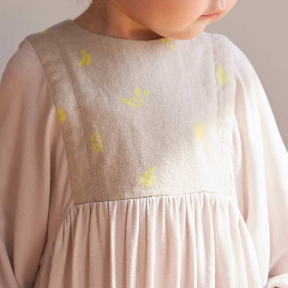 ウォームギャザーワンピース グレー 80・90・100cm