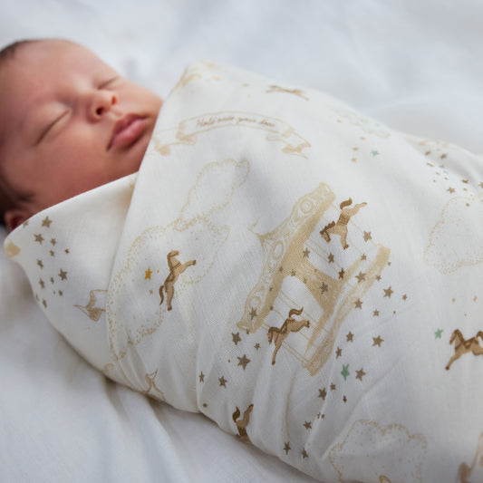 SWADDLE bamboo(スワドルバンブー)　メリーゴーランド / おくるみ