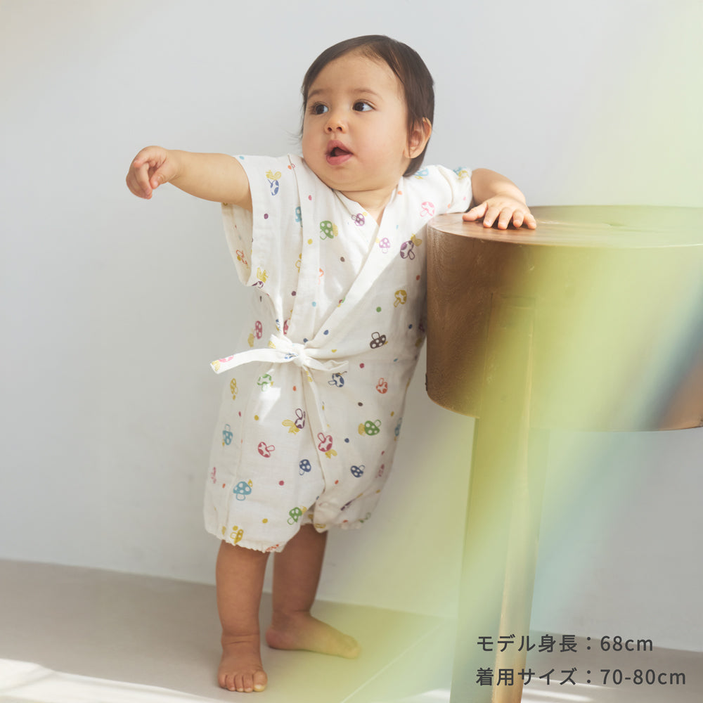 甚平オール キナリ 70-80cm