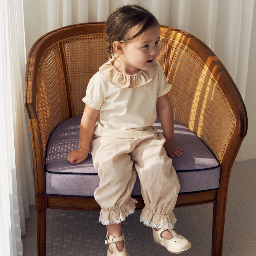 フリルドットTシャツ ピンク 80・90・100・110cm