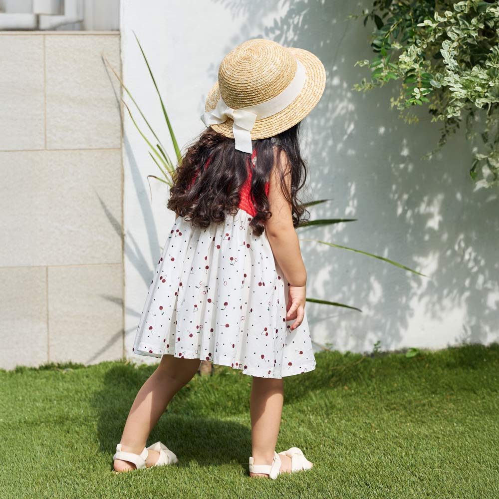 cherryキャミドレス レッド 70-80・80-90・90-100・100-110cm