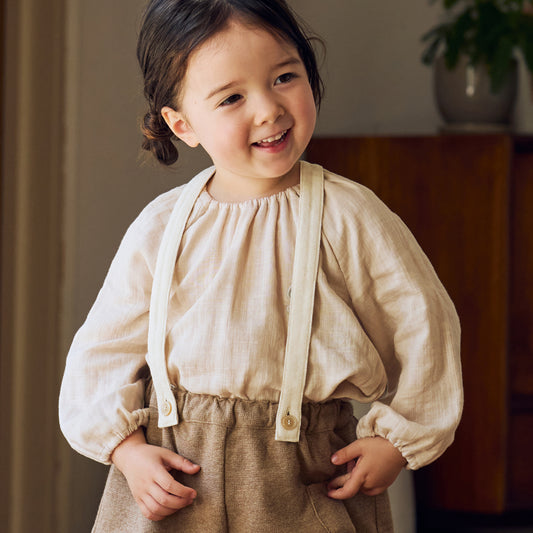 スモックチュニック ピンク 70-80・80-90・90-100cm