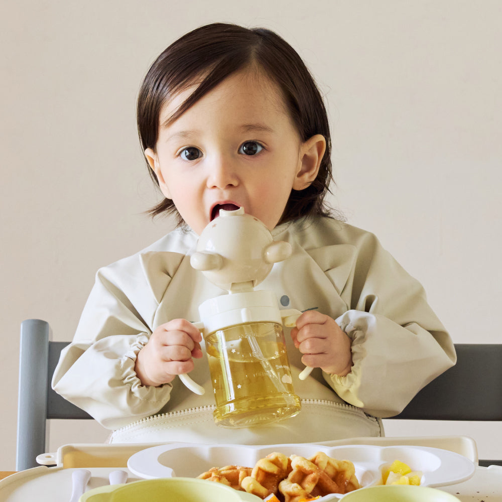 mamamanma(マママンマ)　ストロー マグ ベージュ