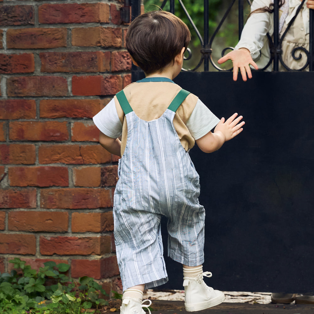 さんかくゴムサロペット グリーン 70-80cm・80-90・90-100cm