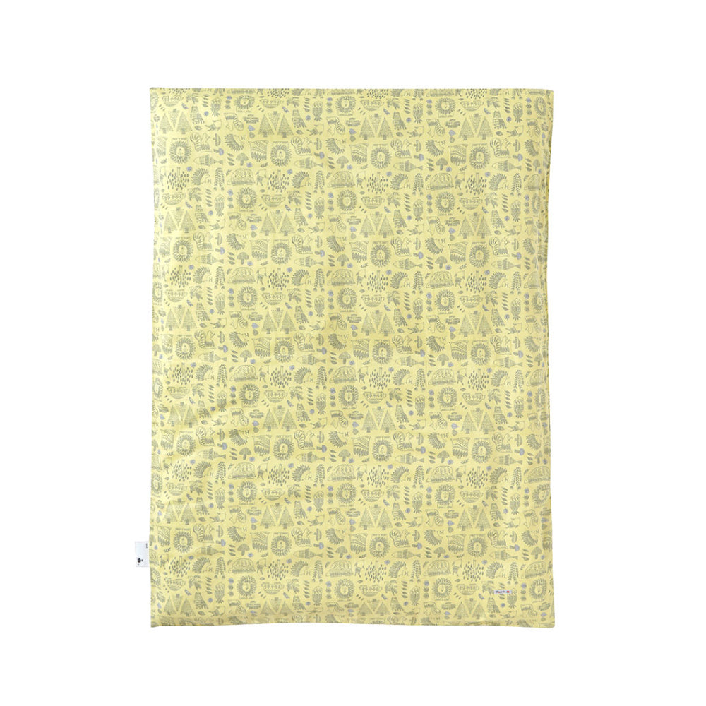 掛け布団カバー（お昼寝・通常サイズ）　pono オーガニックコットン　lemon grass