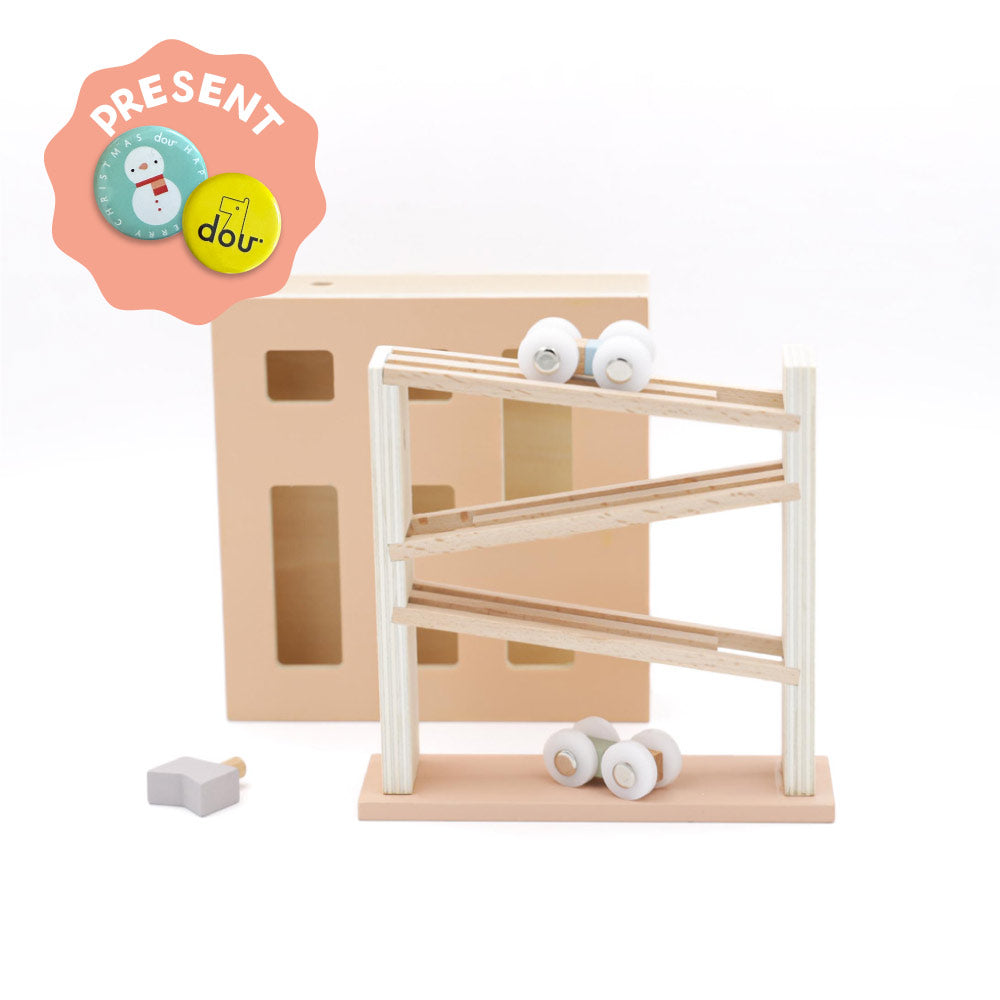 DOU BOOK( Car slide)スロープトイ / おもちゃ 木製玩具★