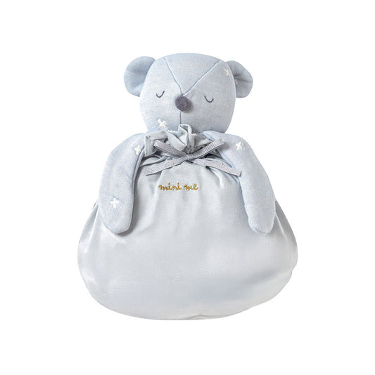 パウダーブルー mini me(ミニミー) ベビーブランケット ふくふくガーゼ(6重ガーゼ)