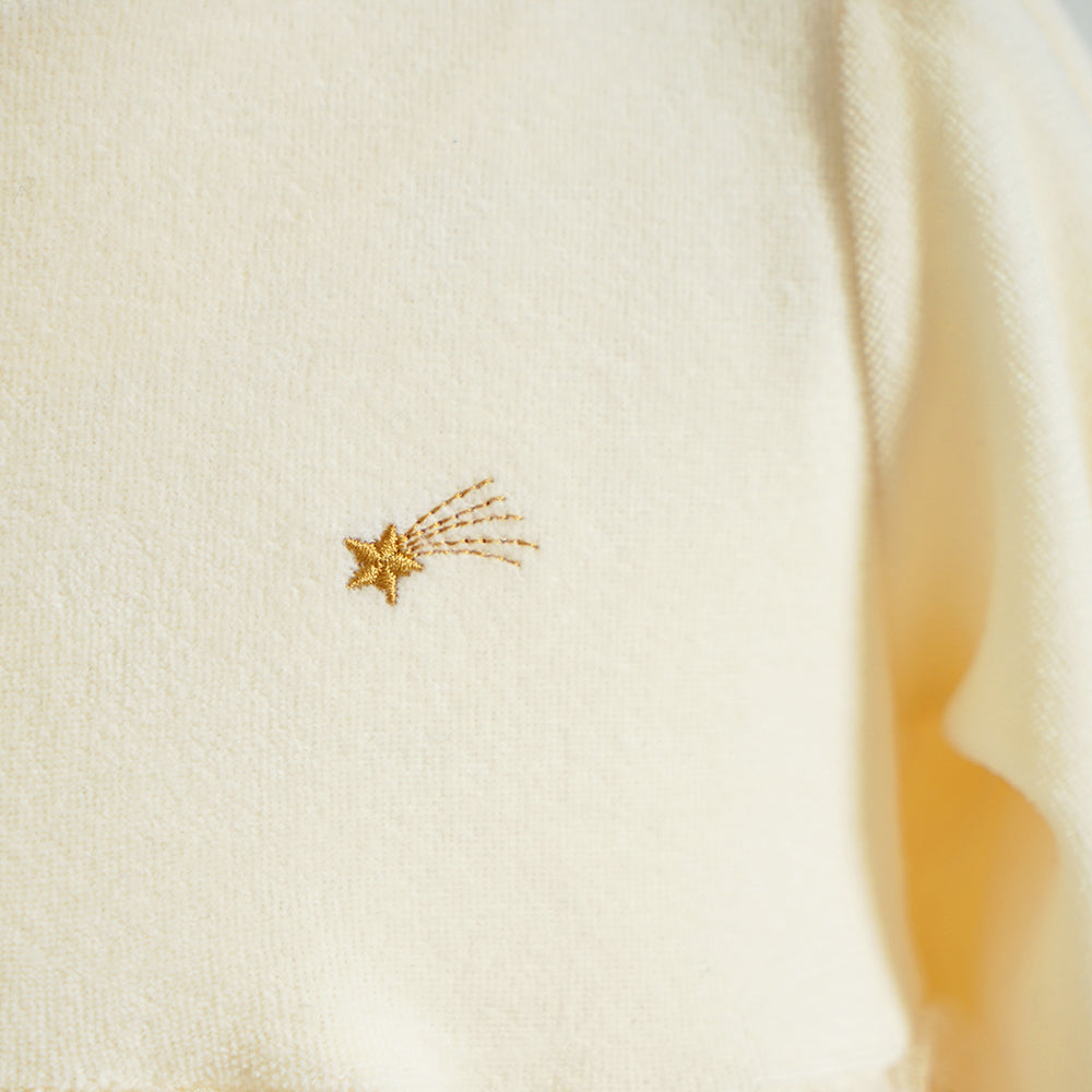 星チュールベロアドレス クリーム 80cm・90cm・100cm