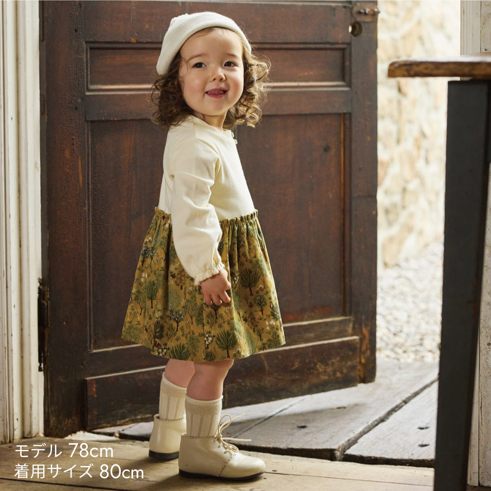 forestコーデュロイボディオール ベージュ 70・80cm