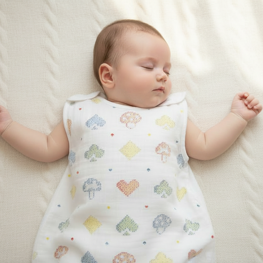 PATTO MOTTO COOL シャンピニオンピケ ベビースリーパー メッシュ付