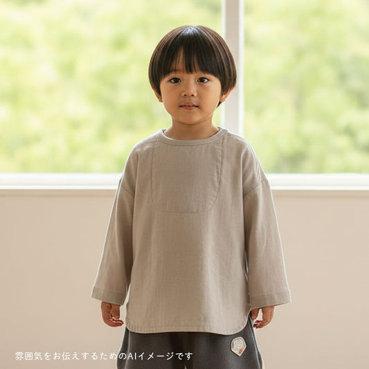 オヒナルシャツ グレー 70-80・80-90・90-100cm
