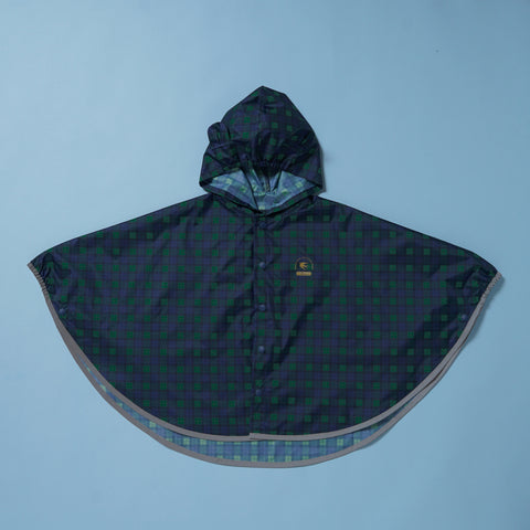 レインポンチョ black watch