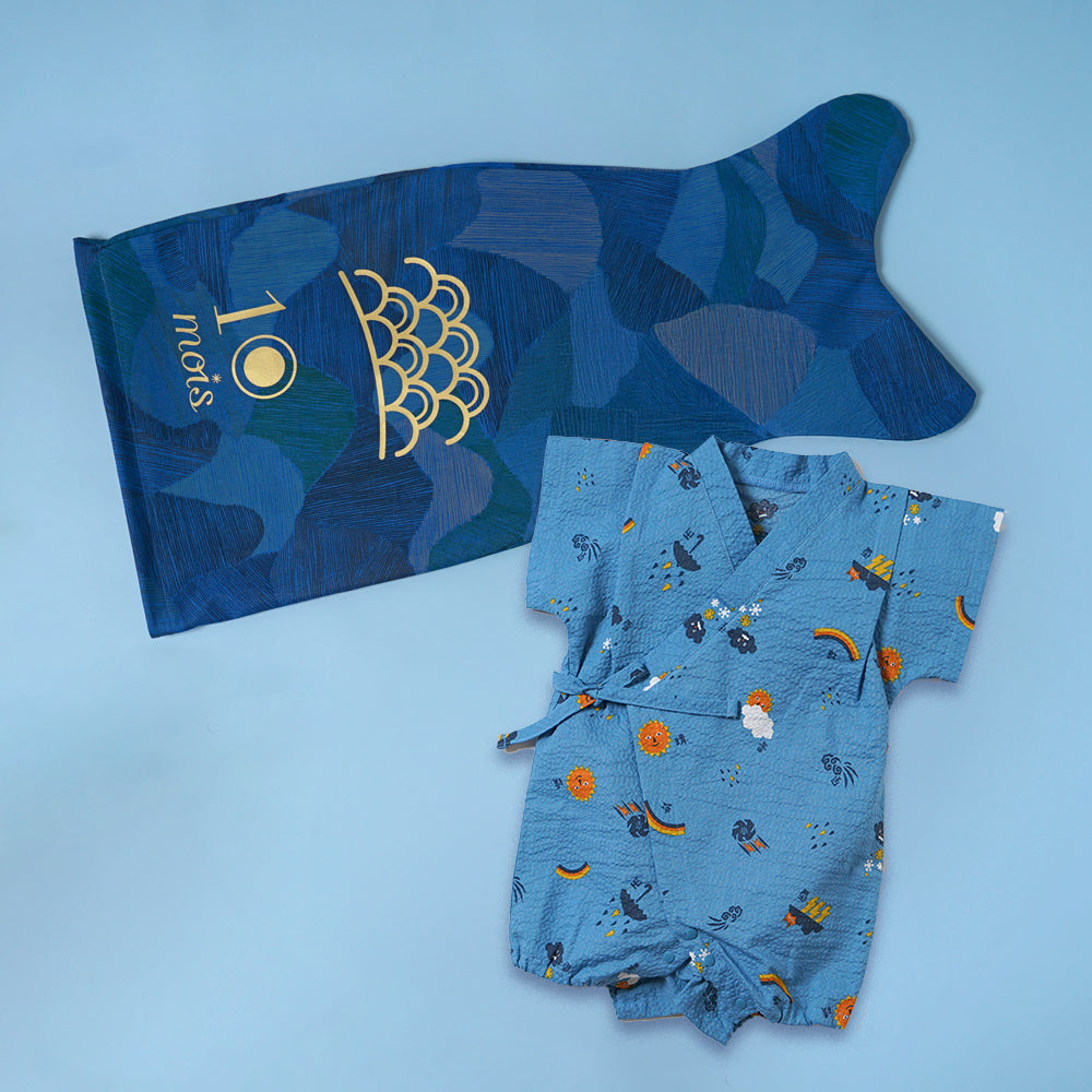 こいのぼりギフト 甚平オール tupera tupera 70-80cm