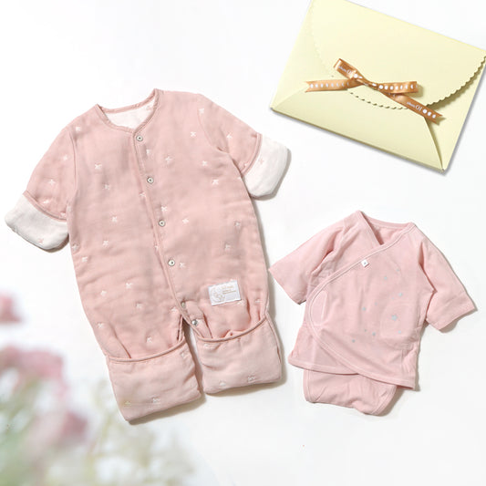 6way mini ・PATTO SATTO HADAGI 50-60cmピンクギフトセット  / 名入れ刺繍可