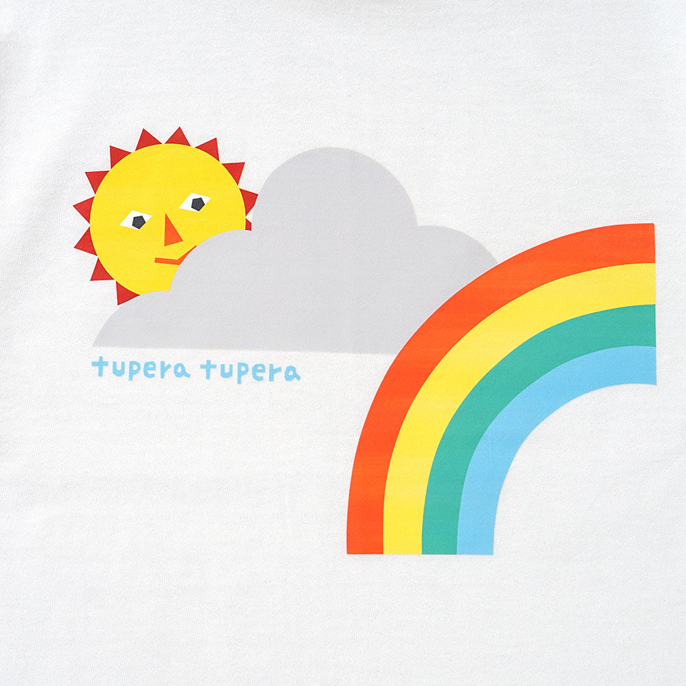 【予約】tupera tupera 親子Tシャツ(大人) オフホワイト Mサイズ / 大人服