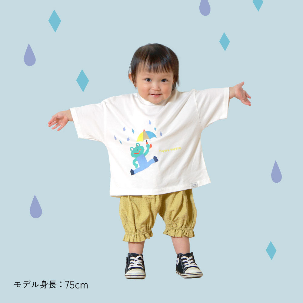 【予約】tupera tupera 親子Tシャツ(キッズ) オフホワイト 80-90cm