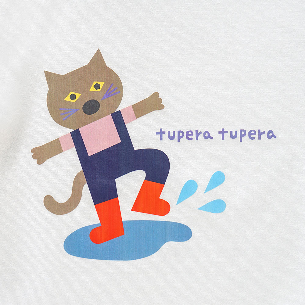 【予約】tupera tupera 親子Tシャツ(キッズ) オフホワイト 100-110cm