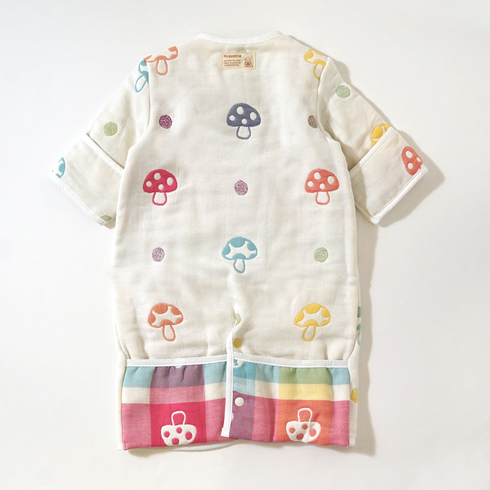 6wayスリーパーmini シャンピニオン ふくふくガーゼ(6重ガーゼ)   / 名入れ刺繍可