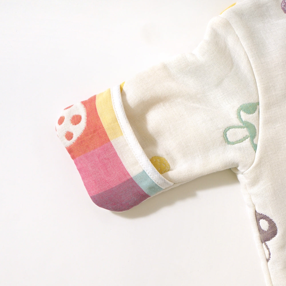 6wayスリーパーmini シャンピニオン ふくふくガーゼ(6重ガーゼ)   / 名入れ刺繍可