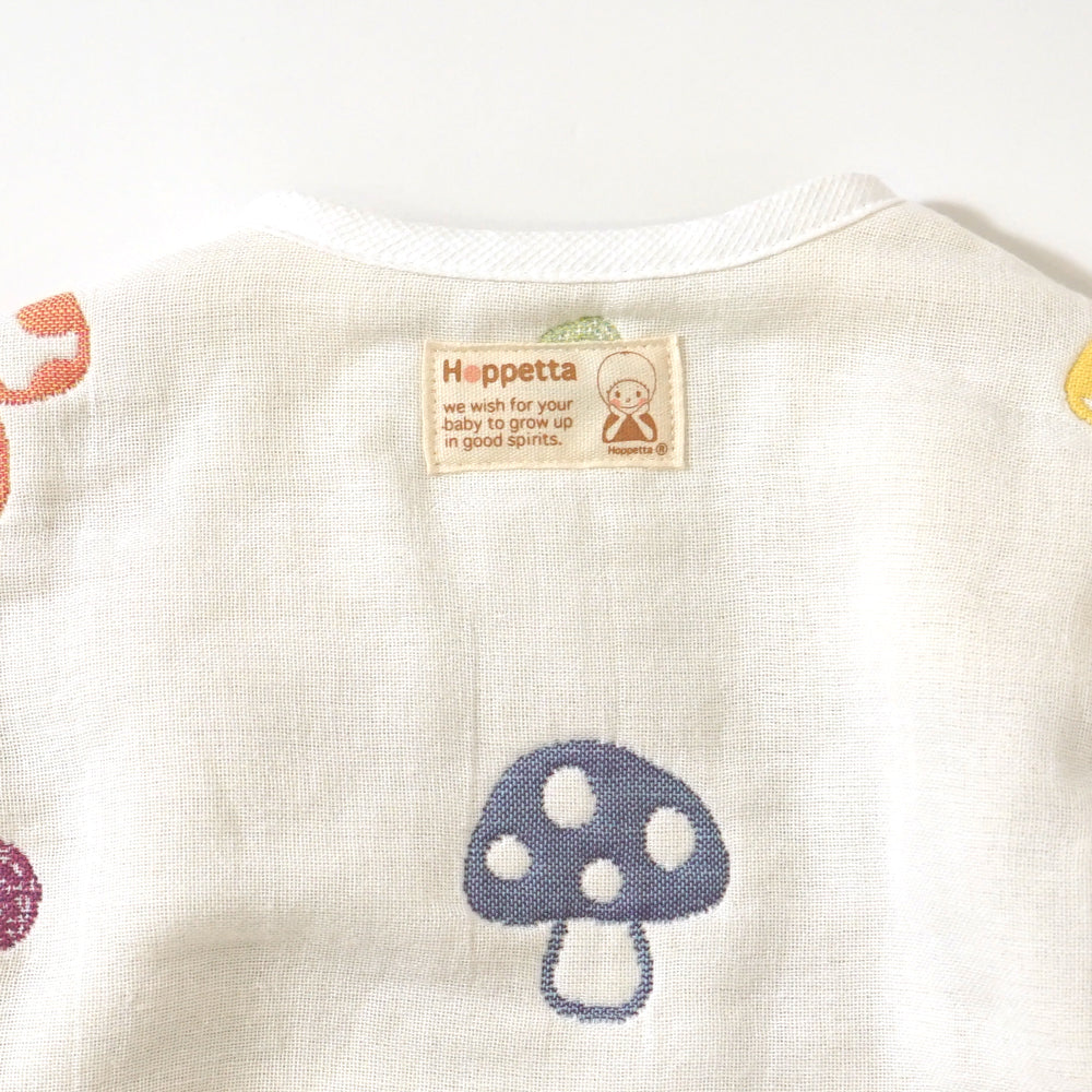 6wayスリーパーmini シャンピニオン ふくふくガーゼ(6重ガーゼ)   / 名入れ刺繍可