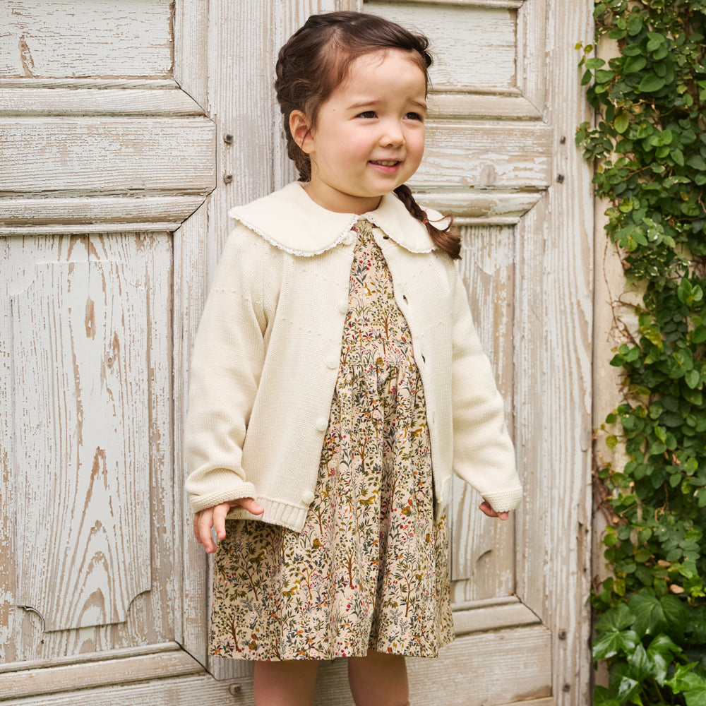 forestコーデュロイジャンパースカート ネイビー 80・90・100・110cm