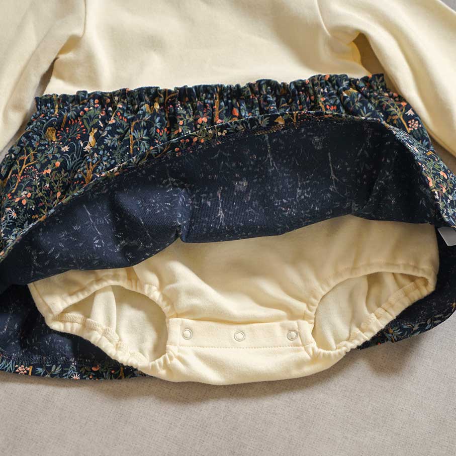 forestコーデュロイボディオール ネイビー 70・80cm