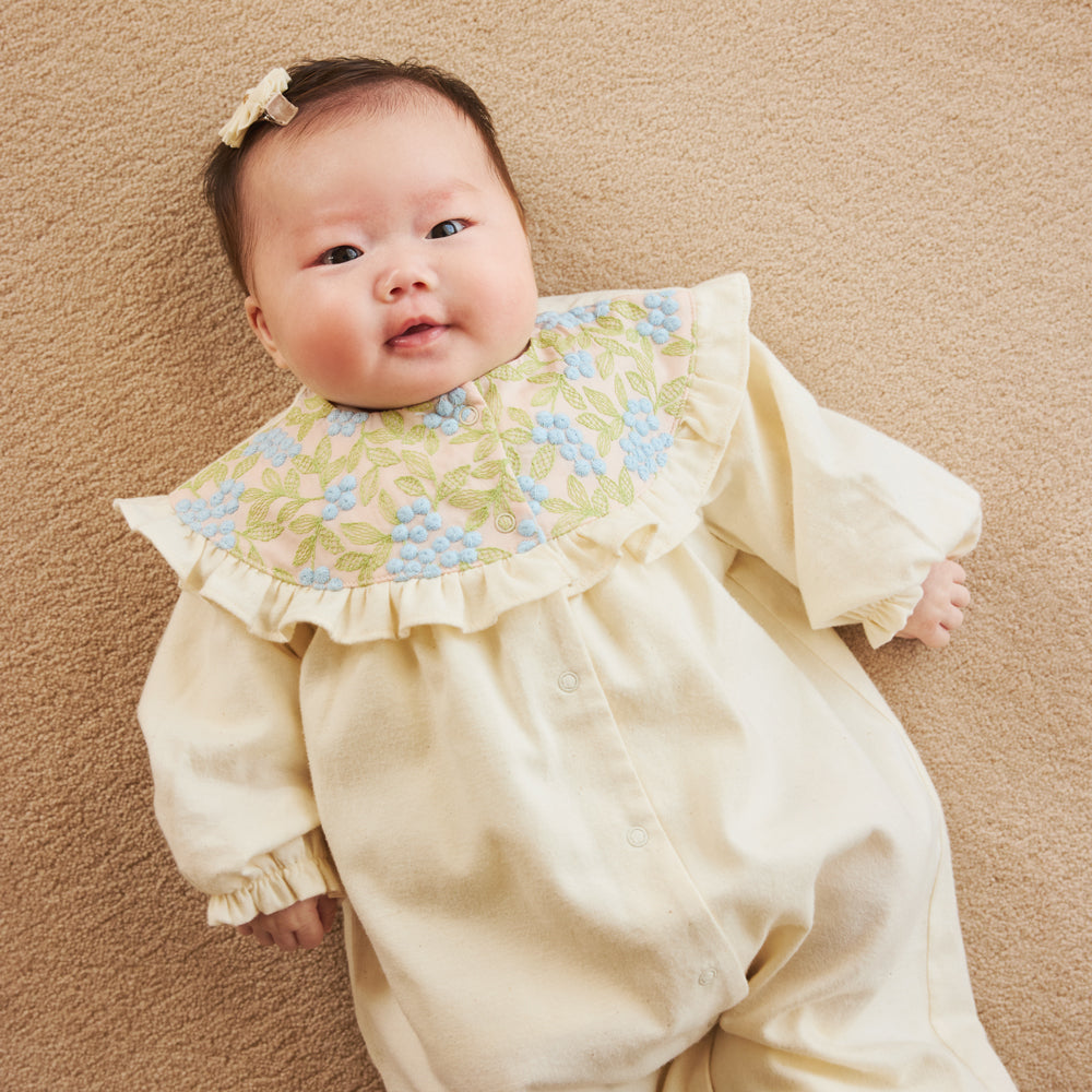 木の実刺繍 2wayドレス アイボリー 50-70cm / ツーウェイオール