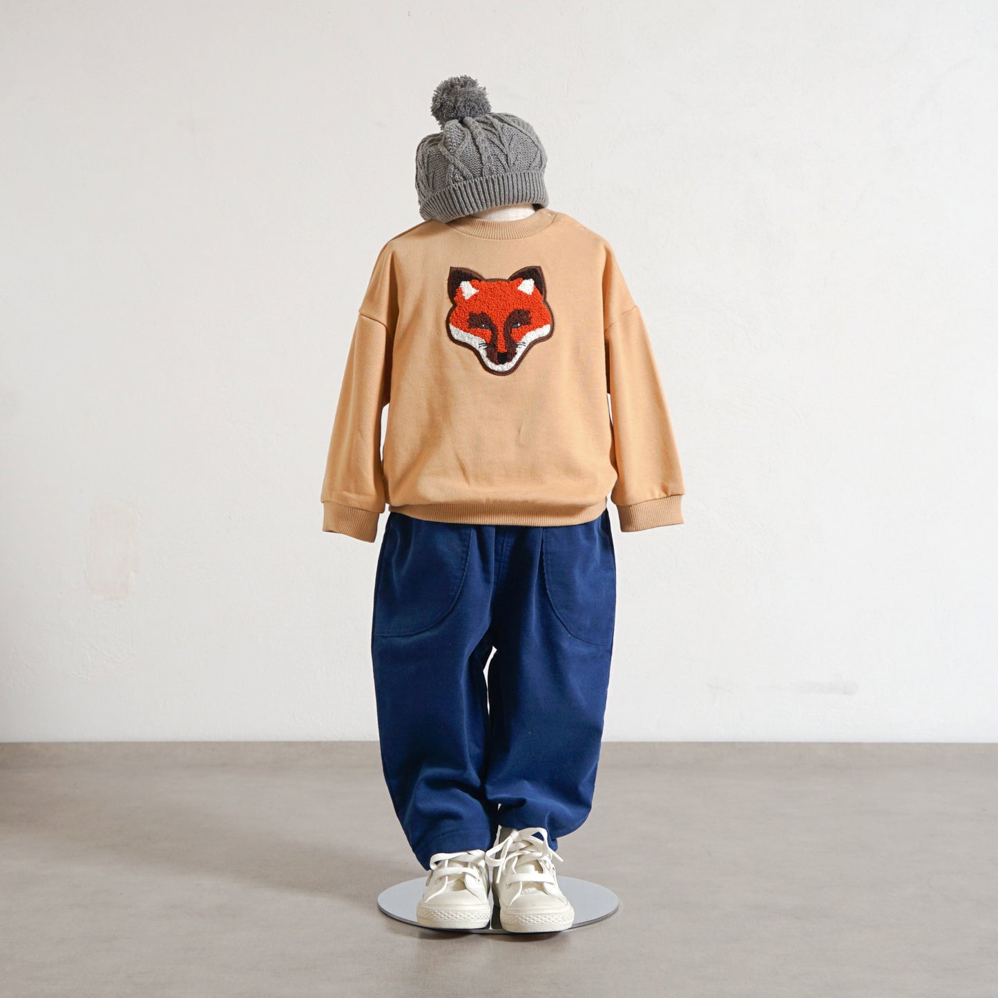 コーデュロイポケットパンツ ブルー 80・90・100・110cm