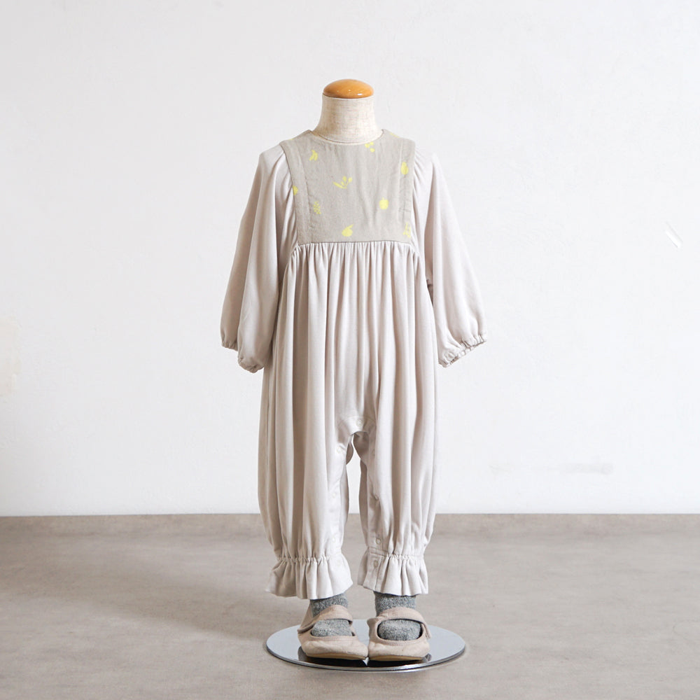 ウォームドロワ ロンパース グレー 70・80cm