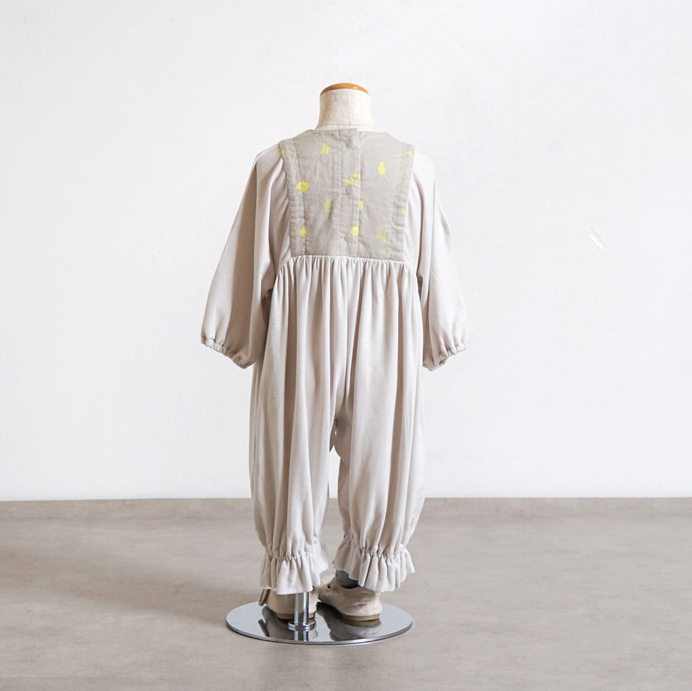 ウォームドロワ ロンパース グレー 70・80cm