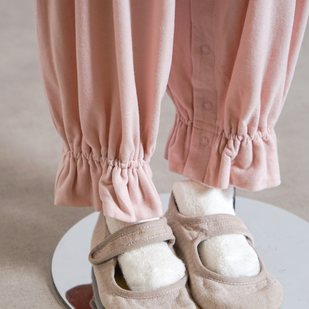 ウォームドロワ ロンパース ピンク 70・80cm