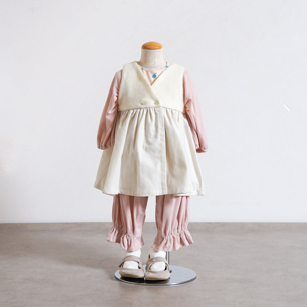 ウォームドロワ ロンパース ピンク 70・80cm