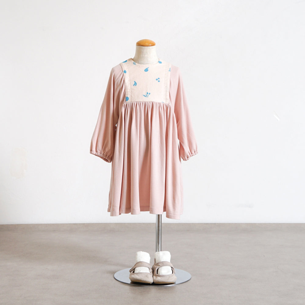 ウォームギャザーワンピース ピンク 80・90・100cm