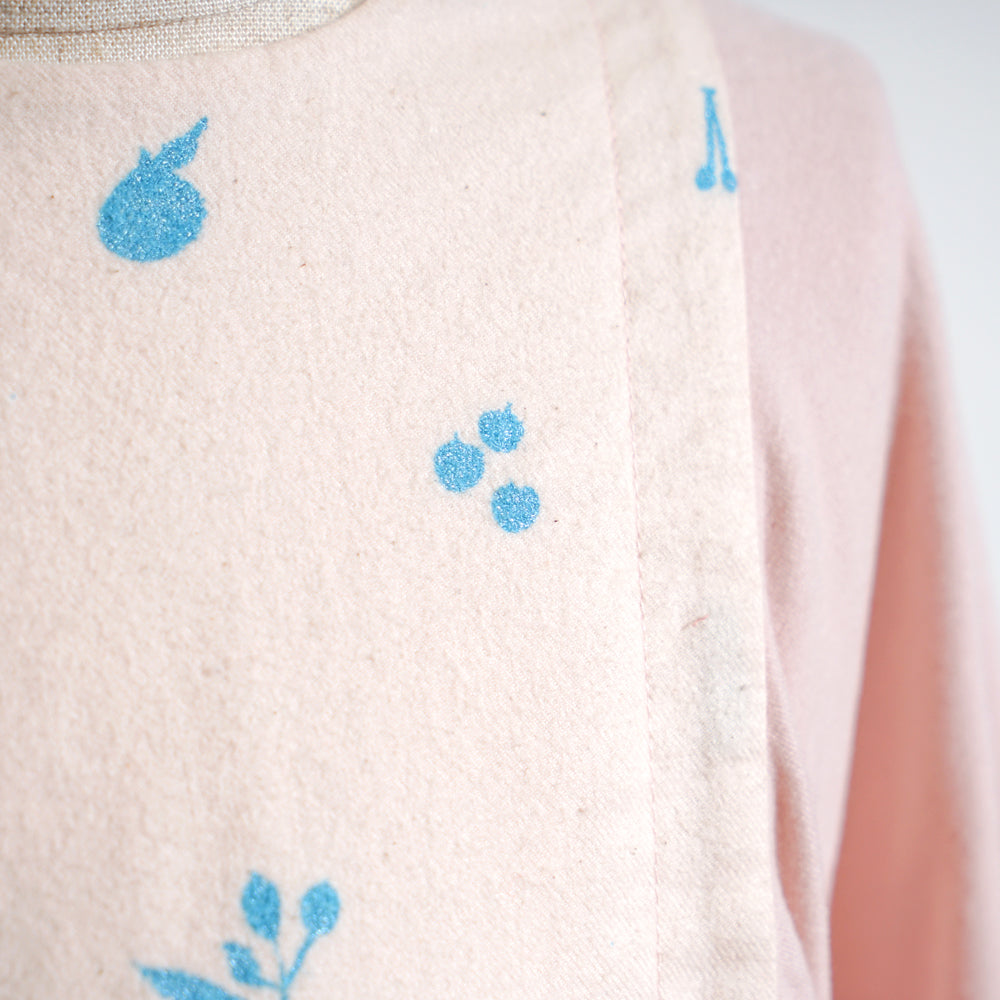 ウォームギャザーワンピース ピンク 80・90・100cm